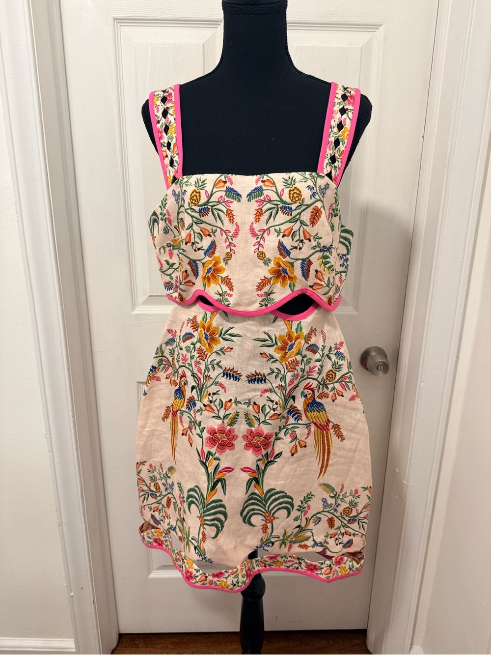 Farm Rio Delicate Forest Mini Dress - Picture 5 of 11